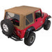 Rampage 68736 Complete Soft Top Kit; Khaki Diamond; For Use With Full Steel Doors; - Truck Part Superstore