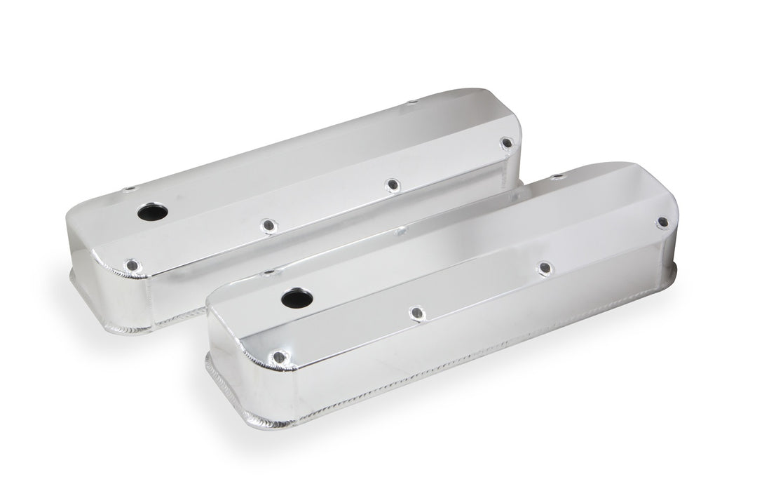 Mr Gasket 6874G Aluminum Valve Cover; Natural Finish; Pair; - Truck Part Superstore