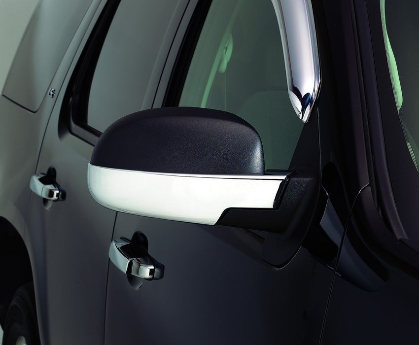 Auto Ventshade (AVS) 687665 Chrome Mirror Cover; Lower Half; - Truck Part Superstore