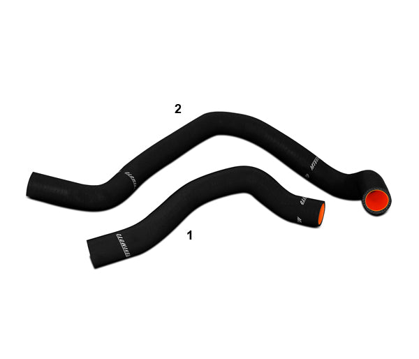 Mishimoto MMHOSE-CIV-88B16BK Honda Civic Silicone Radiator Hose Kit 1988-1991 B16 Engine, Black - Truck Part Superstore