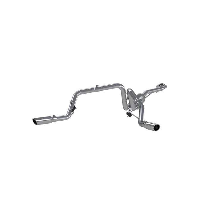 MBRP S5018AL Cat Back Exhaust System Dual Split Side Aluminized Steel For 03-07 Silverado/Sierra 1500 Classic 4.8/5.3L Ext/Crew Cab MBRP - Truck Part Superstore