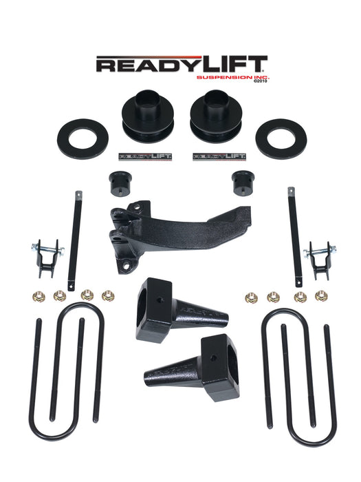 ReadyLift 69-2518 2008-10 FORD F250 2.5'' SST Lift Kit with 4'' Rear Blocks - 1 pc Drive Shaft - Truck Part Superstore