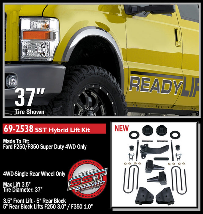 ReadyLift 69-2538 SST® Lift Kit; 3.5 in. Front/3 in. Rear Lift; - Truck Part Superstore