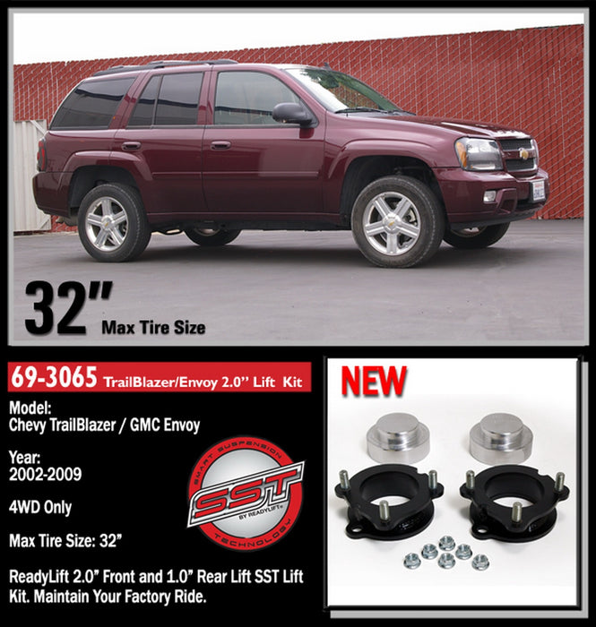 ReadyLift 69-3065 SST® Lift Kit; 2 in. Front/1 in. Rear Lift; - Truck Part Superstore