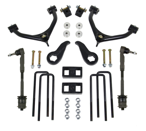 ReadyLift 69-3411 SST® Lift Kit; 4 in. Front/1 in. Rear Lift; w/Tubular Upper Control Arms; - Truck Part Superstore