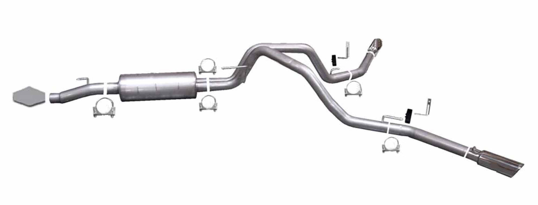 Gibson Performance Exhaust 69012 Cat-Back Dual Extreme Exhaust System; Stainless - Truck Part Superstore