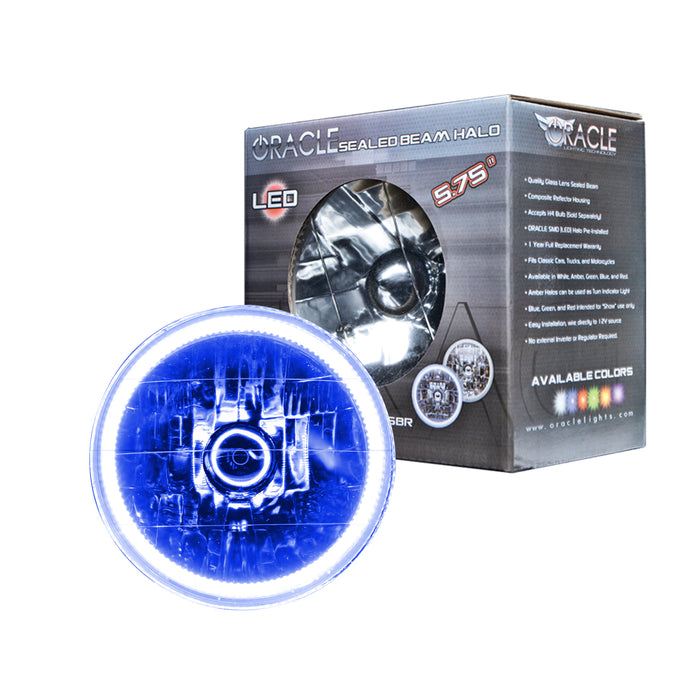 Oracle Lighting 6904-002 Pre-Installed Lights 5.75 in. Sealed Beam, Blue - Truck Part Superstore