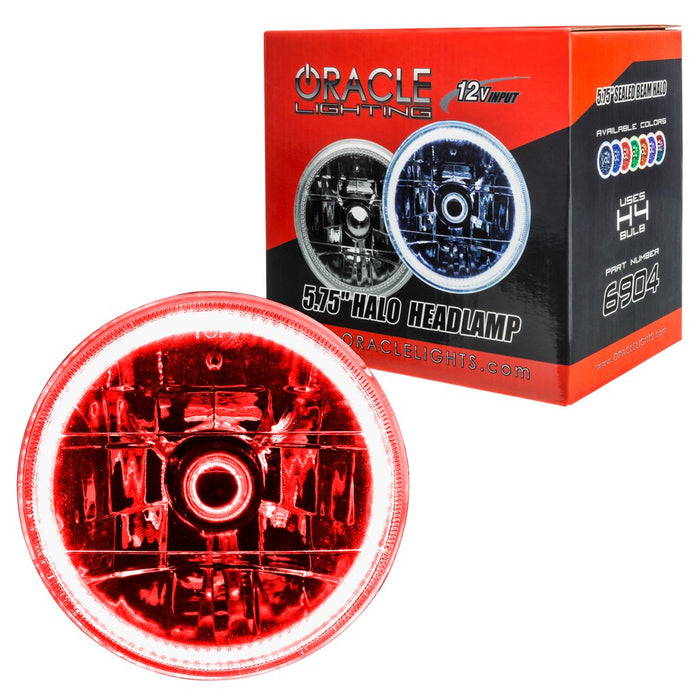 Oracle Lighting 6904-003 Pre-Installed Lights 5.75 in. Sealed Beam, Red - Truck Part Superstore