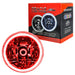 Oracle Lighting 6904-003 Pre-Installed Lights 5.75 in. Sealed Beam, Red - Truck Part Superstore