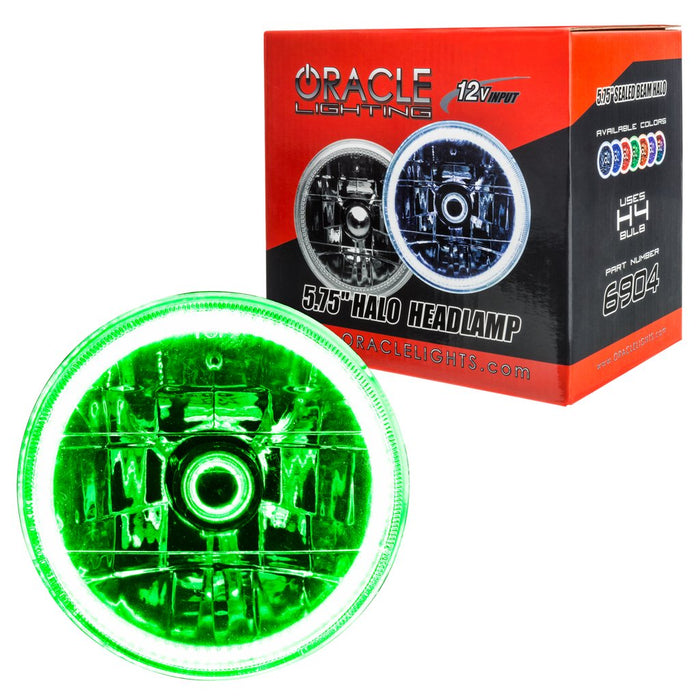 Oracle Lighting 6904-004 Pre-Installed Lights 5.75 in. Sealed Beam, Green - Truck Part Superstore