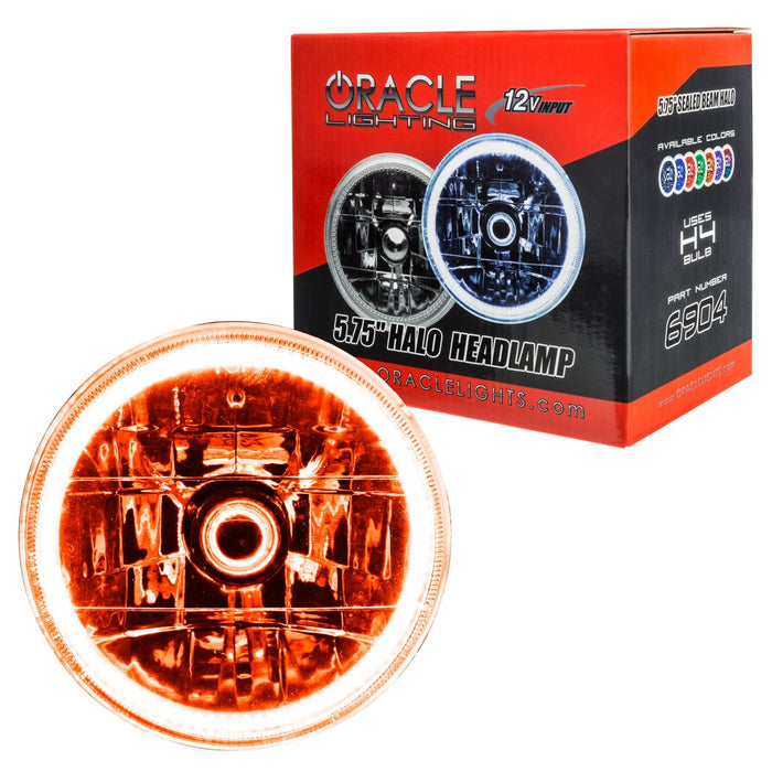 Oracle Lighting 6904-005 Pre-Installed Lights 5.75 in. Sealed Beam, Amber - Truck Part Superstore