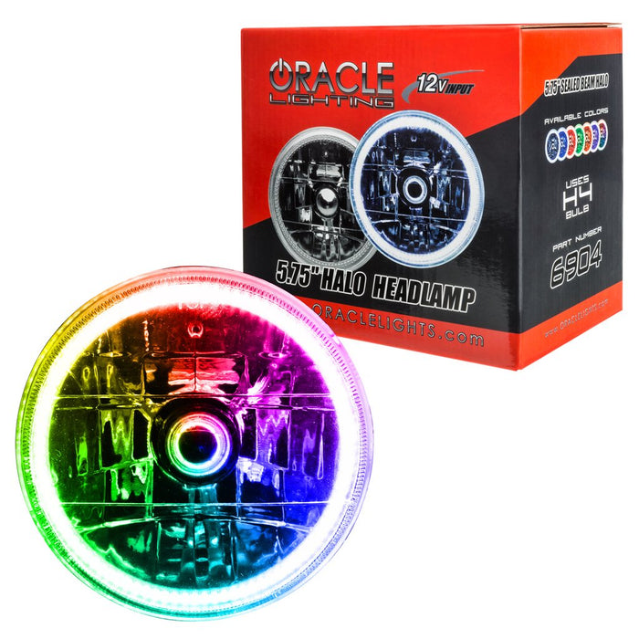 Oracle Lighting 6904-333 Pre-Installed Lights 5.75 in. Sealed Beam, ColorSHIFT - Truck Part Superstore