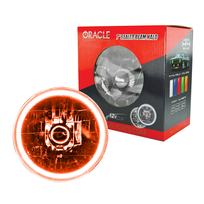 Oracle Lighting 6905-005 Pre-Installed Lights 7 in. Sealed Beam, Amber - Truck Part Superstore
