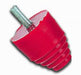 Pro Comp Suspension 69051 Bump Stops Bullet Style Red 2 PCS Pro Comp Suspension - Truck Part Superstore