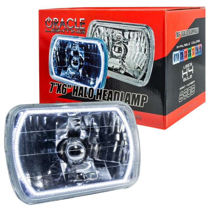 Oracle Lighting 6908-001 Pre-Installed Lights 7x6 in. Sealed Beam, White - Truck Part Superstore