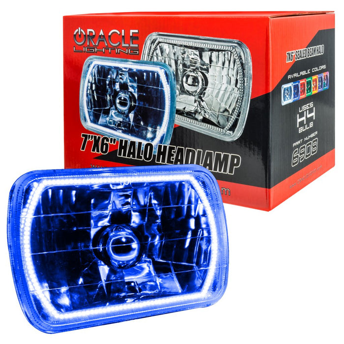 Oracle Lighting 6908-002 Pre-Installed Lights 7x6 in. Sealed Beam, Blue - Truck Part Superstore