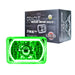 Oracle Lighting 6908-004 Pre-Installed Lights 7x6 in. Sealed Beam, Green - Truck Part Superstore