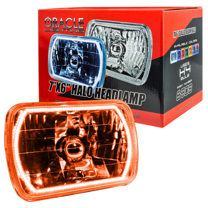 Oracle Lighting 6908-005 Pre-Installed Lights 7x6 in. Sealed Beam, Amber - Truck Part Superstore