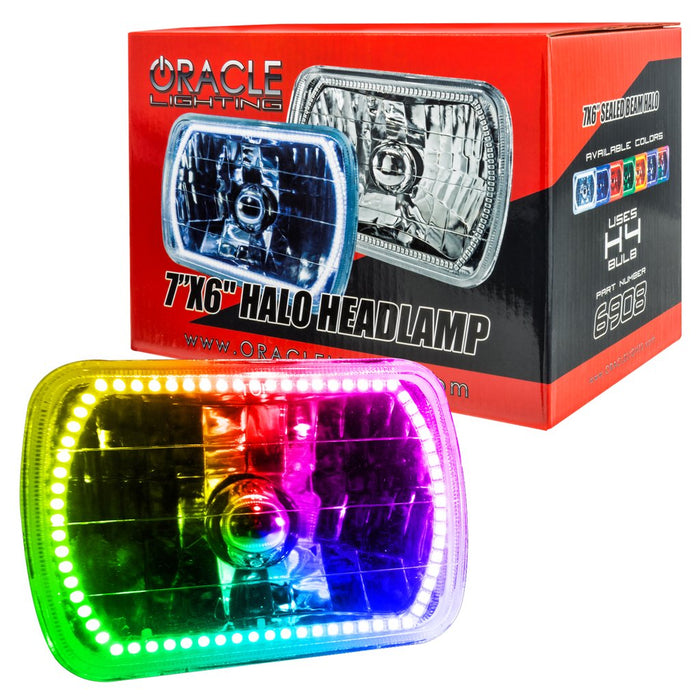 Oracle Lighting 6908-333 Pre-Installed Lights 7x6 in. Sealed Beam, ColorSHIFT - Truck Part Superstore