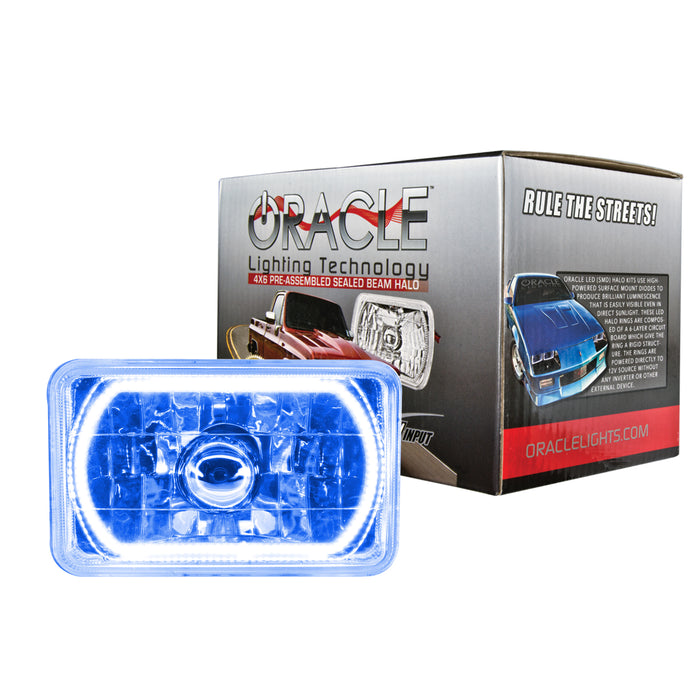 Oracle Lighting 6909-002 Pre-Installed Lights 4x6 in. Sealed Beam, Blue - Truck Part Superstore