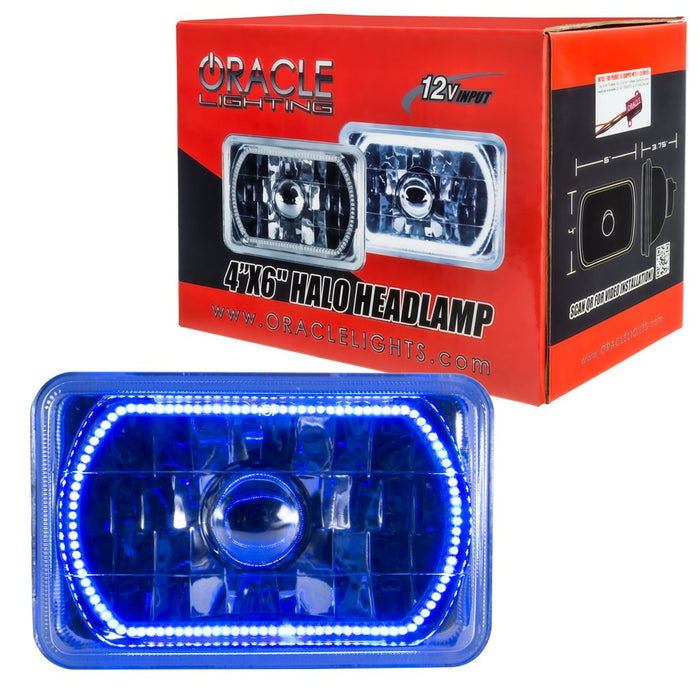 Oracle Lighting 6909-002 Pre-Installed Lights 4x6 in. Sealed Beam, Blue - Truck Part Superstore