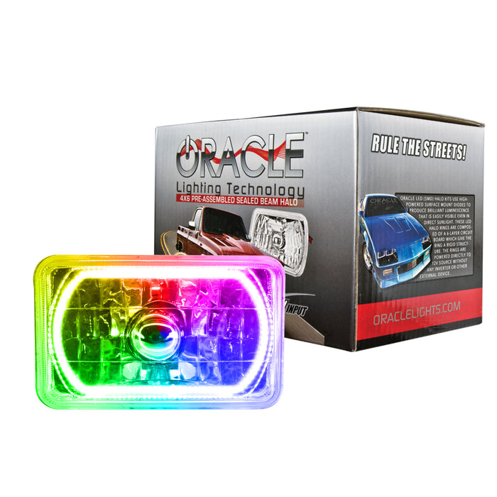 Oracle Lighting 6909-333 Pre-Installed Lights 4x6 in. Sealed Beam, ColorSHIFT - Truck Part Superstore