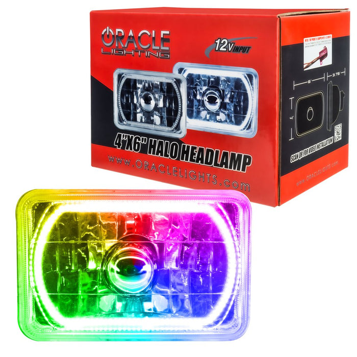 Oracle Lighting 6909-333 Pre-Installed Lights 4x6 in. Sealed Beam, ColorSHIFT - Truck Part Superstore