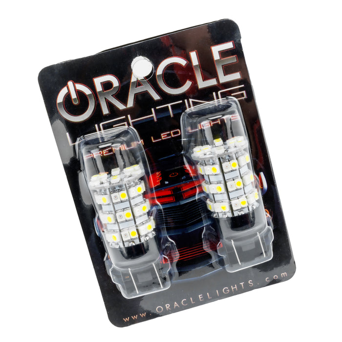 Oracle Lighting 6911-005 7443 60SMD Switchback Bulb, Amber/White, Pair - Truck Part Superstore