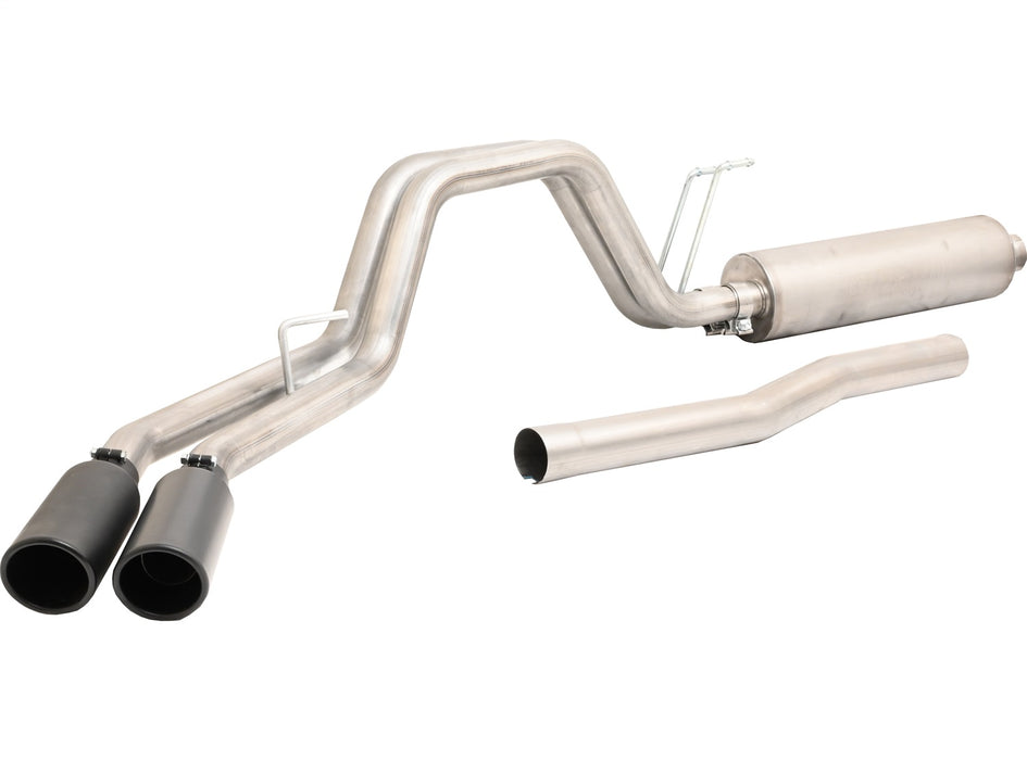 Gibson Performance Exhaust 69135B Black Elite Cat-Back Dual Sport Exhaust System; Stainless - Truck Part Superstore
