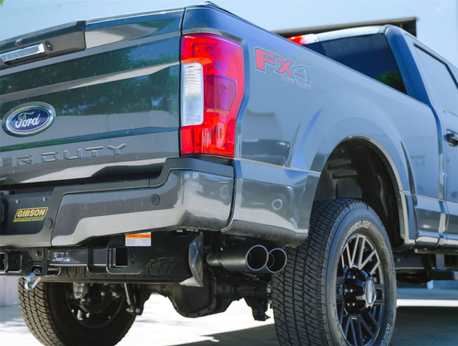 Gibson Performance Exhaust 69136B Black Elite Cat-Back Dual Sport Exhaust System; Stainless - Truck Part Superstore