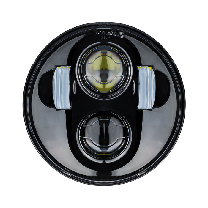 Oracle Lighting 6914-504 5.75 in. 40W Replacement LED Headlight, Black Bezel, 6000K - Truck Part Superstore