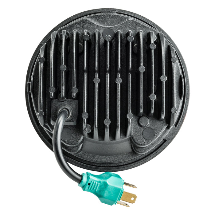 Oracle Lighting 6914-504 5.75 in. 40W Replacement LED Headlight, Black Bezel, 6000K - Truck Part Superstore