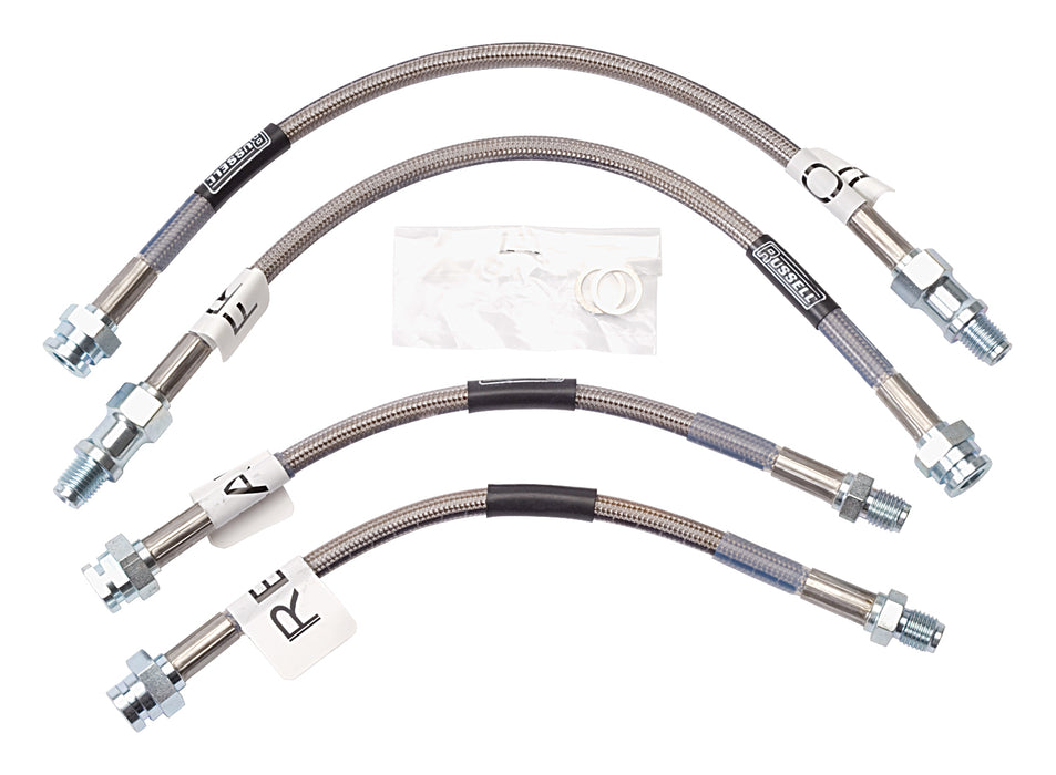 Russell 692000 Street Legal Brake Line Assembly; 4 Lines Per Kit; - Truck Part Superstore