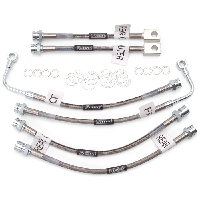 Russell 692290 Street Legal Brake Line Assembly; 6 Lines Per Kit; - Truck Part Superstore