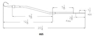 Mr Gasket 6925 Oil Dipstick And Tube; Chrome Plated; - Truck Part Superstore