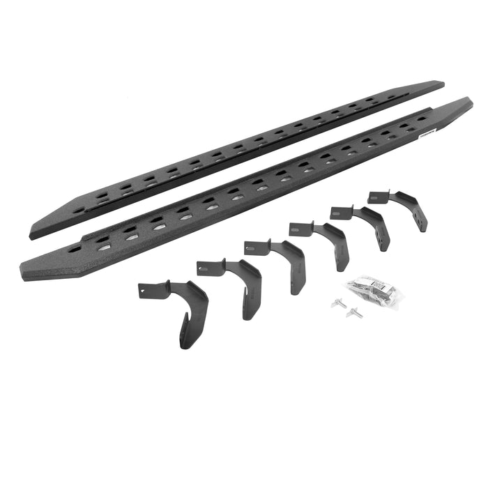 Go Rhino 69415087ST RB20 Slim Line Running Boards with Mounting Bracket Kit - Truck Part Superstore
