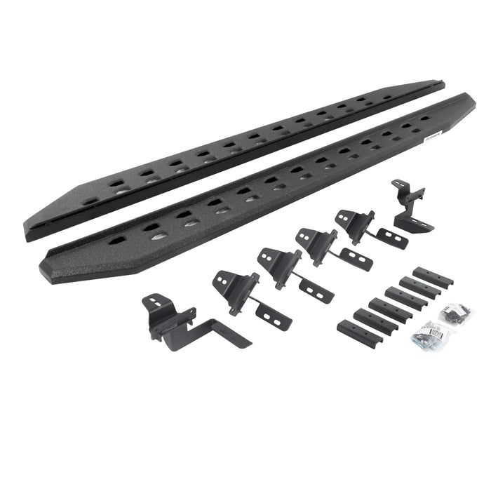 Go Rhino 69450568ST RB20 Slim Line Running Boards with Mounting Bracket Kit - Truck Part Superstore