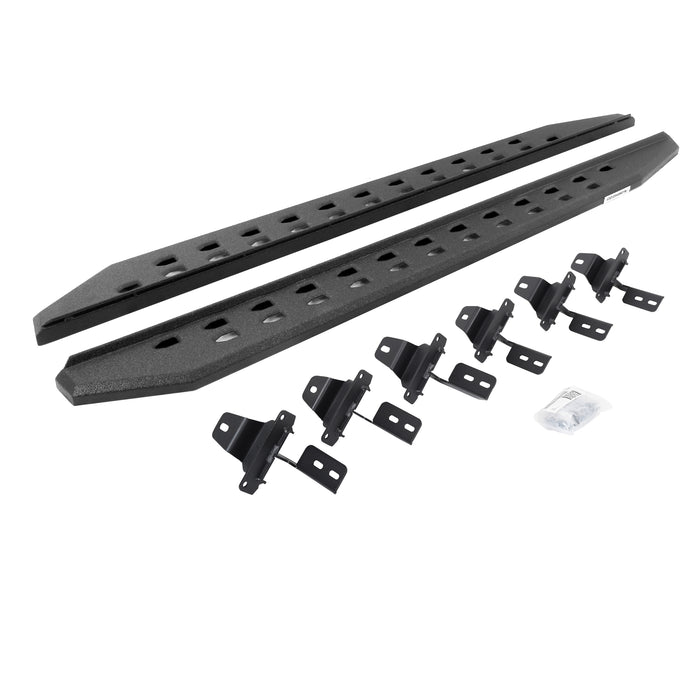 Go Rhino 69450673ST RB20 Slim Line Running Boards with Mounting Bracket Kit - Truck Part Superstore