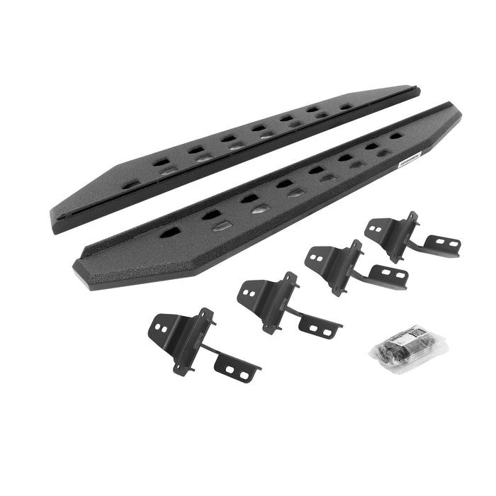 Go Rhino 69492648ST RB20 Slim Line Running Boards with Mounting Bracket Kit - Truck Part Superstore