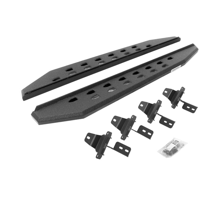Go Rhino 69492748ST RB20 Slim Line Running Boards with Mounting Bracket Kit - Truck Part Superstore
