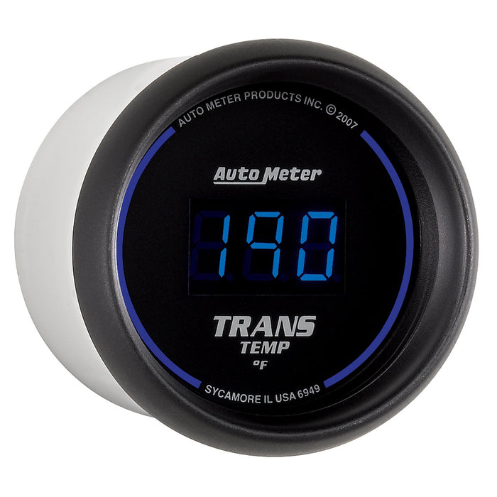 AutoMeter 6949 GAUGE; TRANS TEMP; 2 1/16in.; 340deg.F; DIGITAL; BLACK DIAL W/BLUE LED - Truck Part Superstore