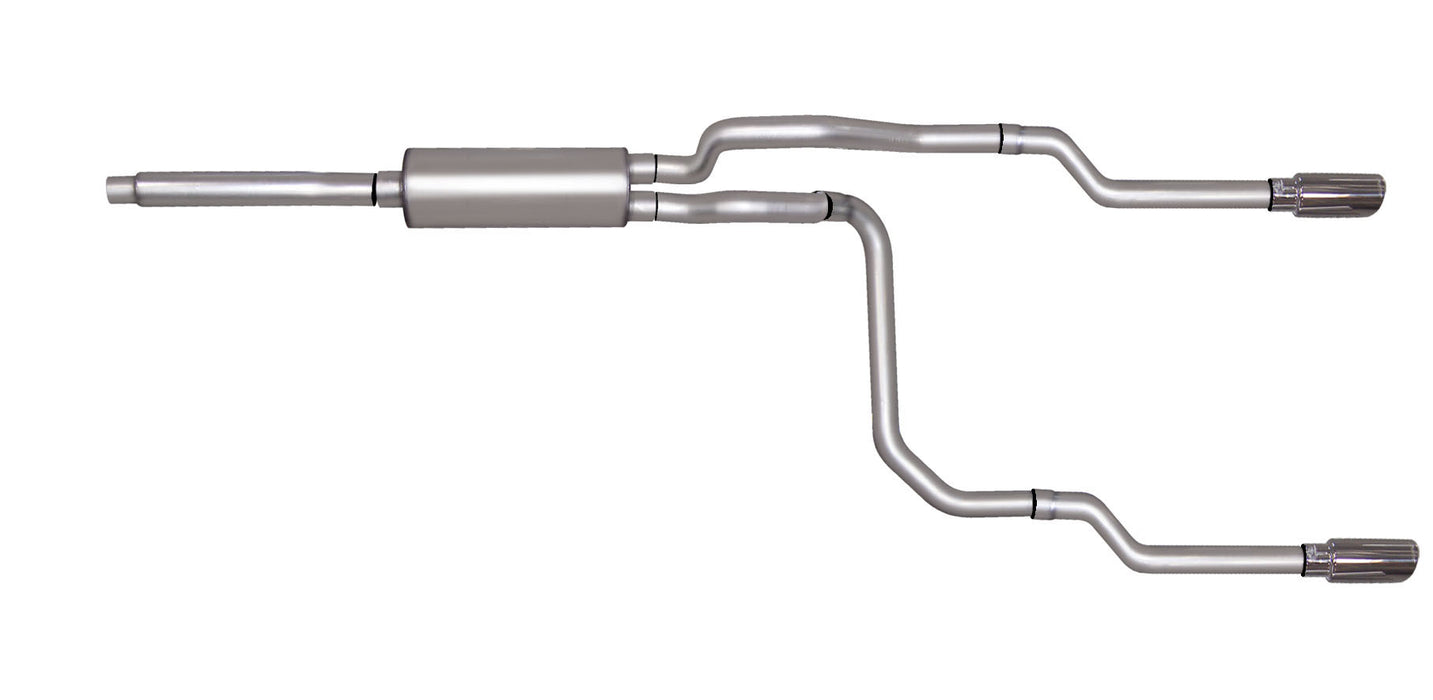 Gibson Performance Exhaust 69501 Cat-Back Dual Split Exhaust System; Stainless - Truck Part Superstore