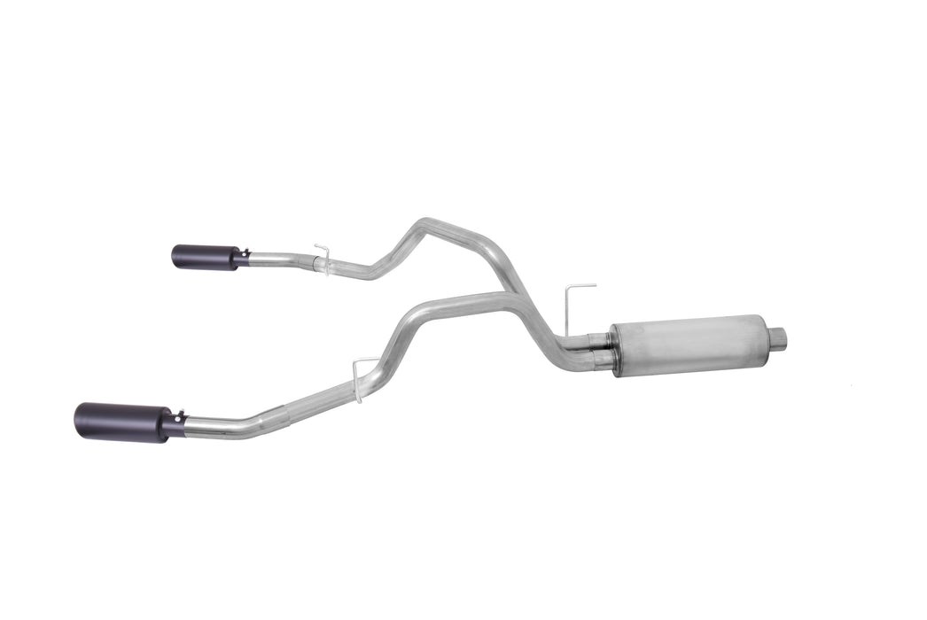 Gibson Performance Exhaust 69540B Black Elite Cat-Back Dual Split Exhaust System; Stainless - Truck Part Superstore