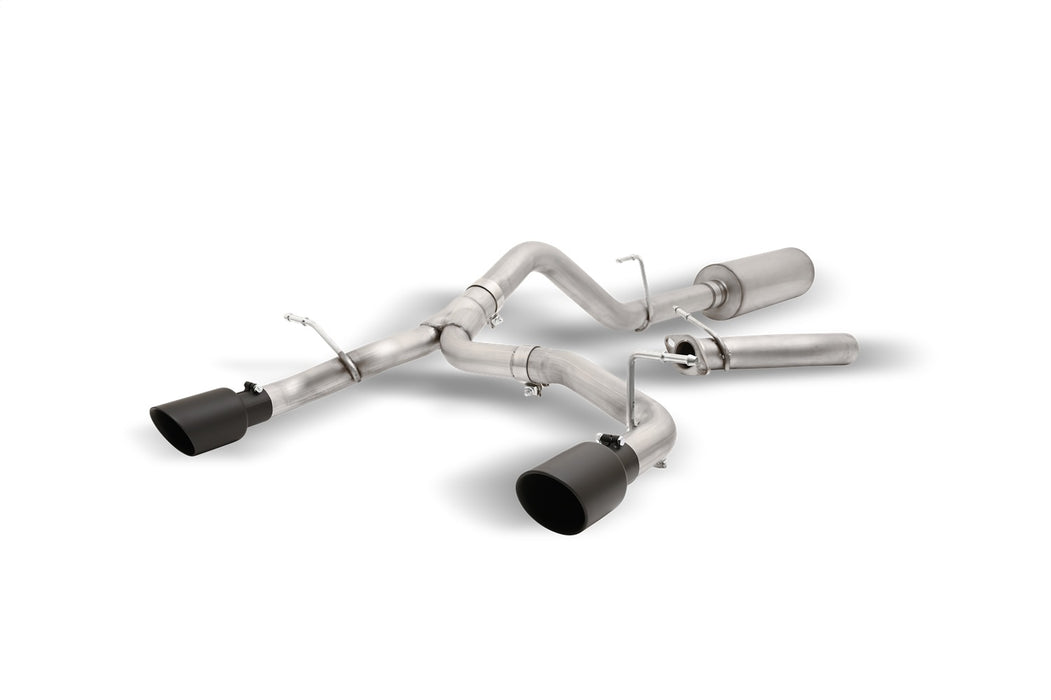 Gibson Performance Exhaust 69551B Black Elite Cat-Back Dual Split Exhaust System; Stainless - Truck Part Superstore