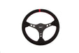 Grant 695 Racing Steering Wheel; Black w/Red Marker; 3-Spoke Design; - Truck Part Superstore