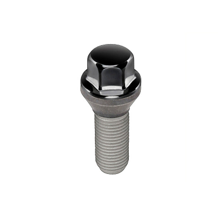 McGard 69732BK Black Cone Seat Style Lug Bolt (M12 x 1.25 Thread Size) - Box of 50 Lug Bolts - Truck Part Superstore