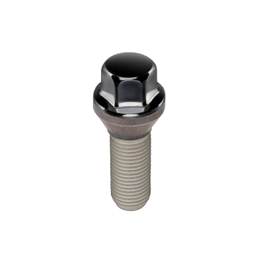McGard 69761BK Black Cone Seat Style Lug Bolt (M12 x 1.25 Thread Size) - Box of 50 Lug Bolts - Truck Part Superstore