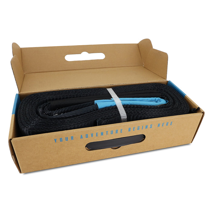Mishimoto BNTW-3-30 Borne Off-Road Tow Strap, 3 in, 30 Feet - Truck Part Superstore