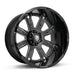 AMERICAN TRUXX AT154-2281BM-44 AT154 BOMB BLACK/MACHINED 20X12 8-165.1 -44mm 125.2mm - Truck Part Superstore