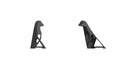 Road Armor 6992DHRP Identity Headache Racks; Dual Cube w/Bedrail Pods; Raw Steel; - Truck Part Superstore